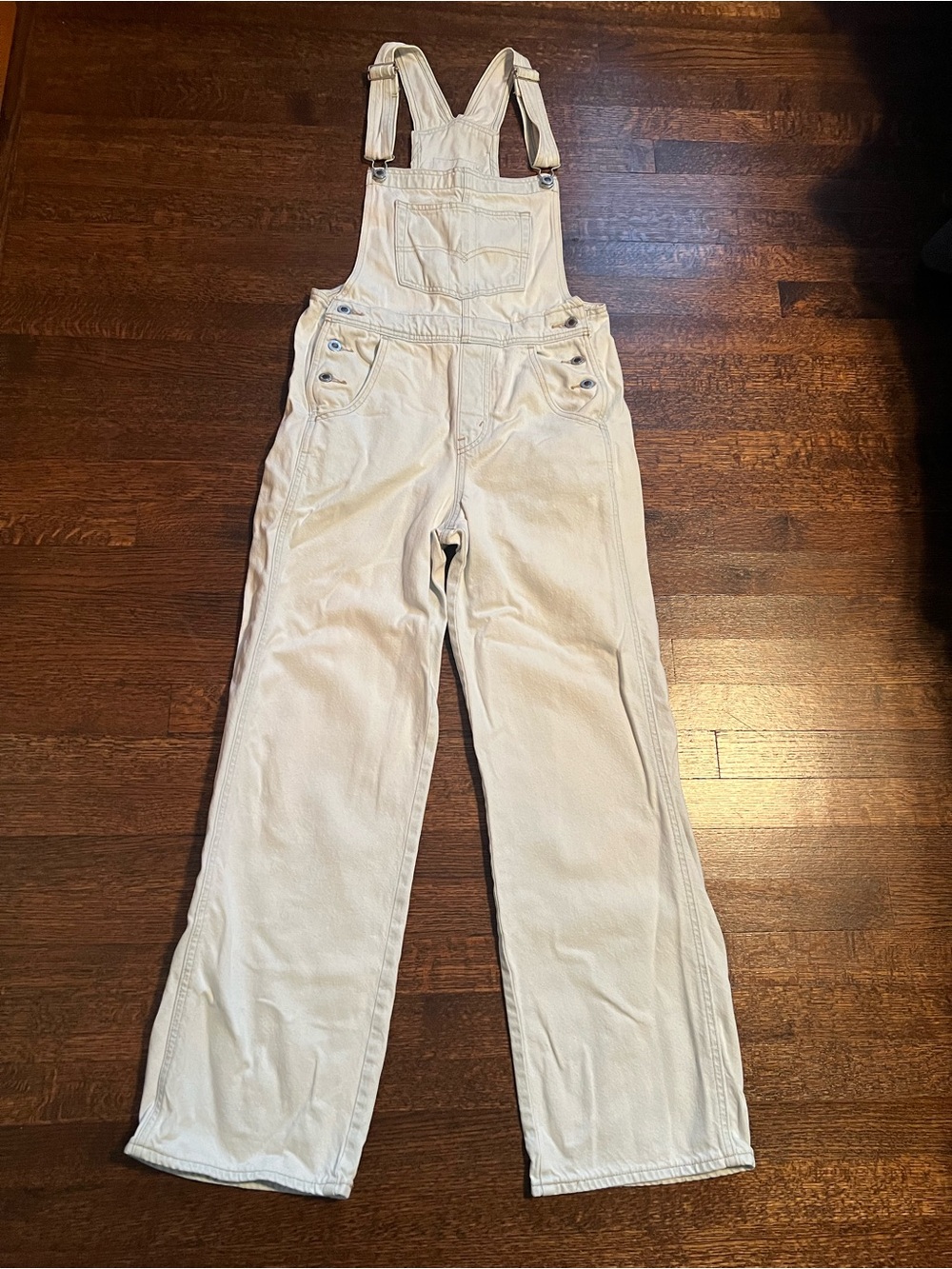Levi’s bleach wash silver tab overalls size small